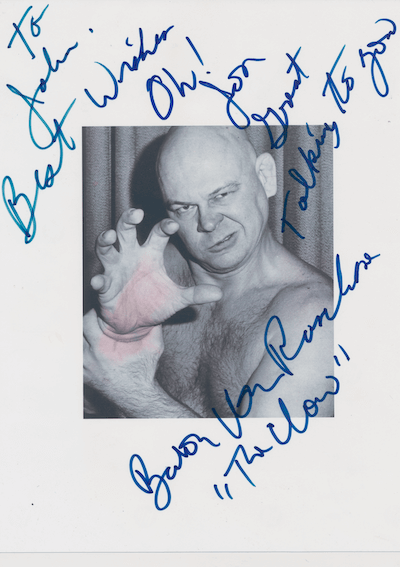 Baron Von Raschke The Claw